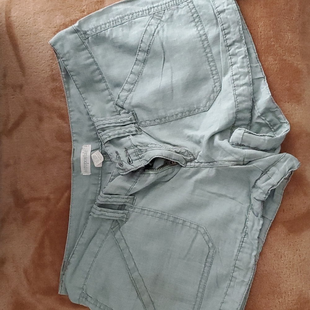 Aeropostale size 3/4 light green shorts